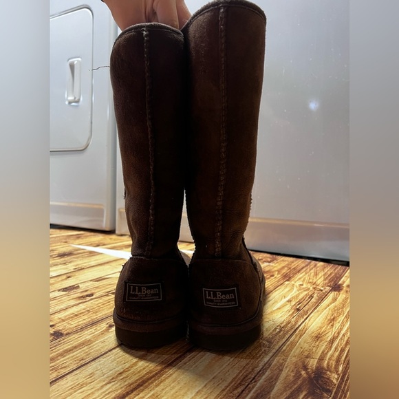 Tall brown LL bean boots, gently worn, great color - Picture 2 of 8